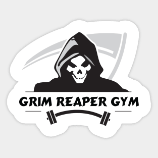 Grim Reaper Gym Sticker